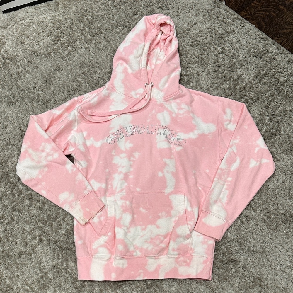 Pink Tie-Dye Hoodie
